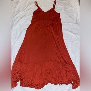 Torrid Rust Red Maxi Dress Size 2